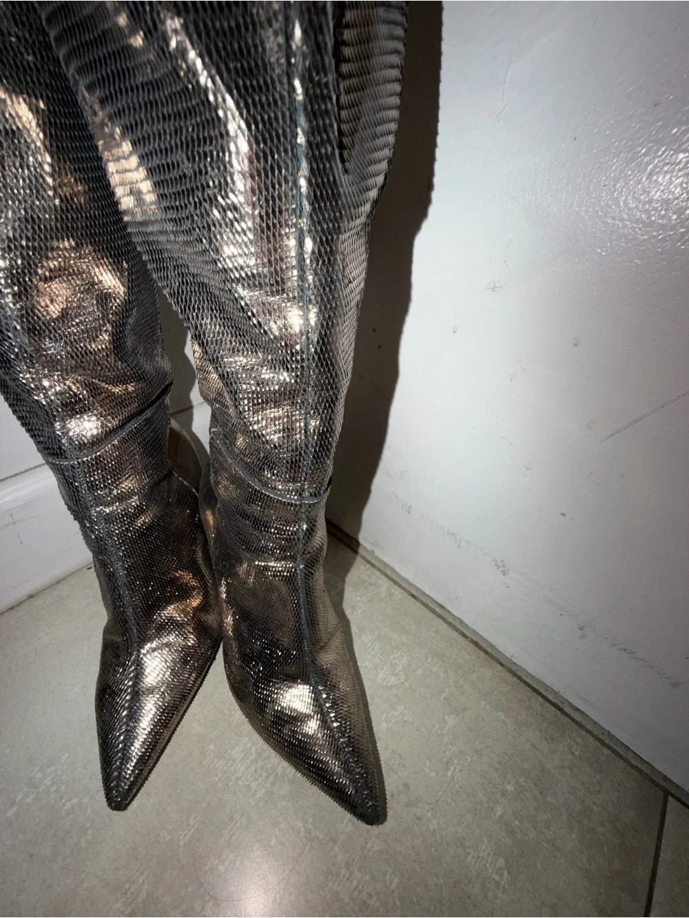 Vince Camuto shiny metallic